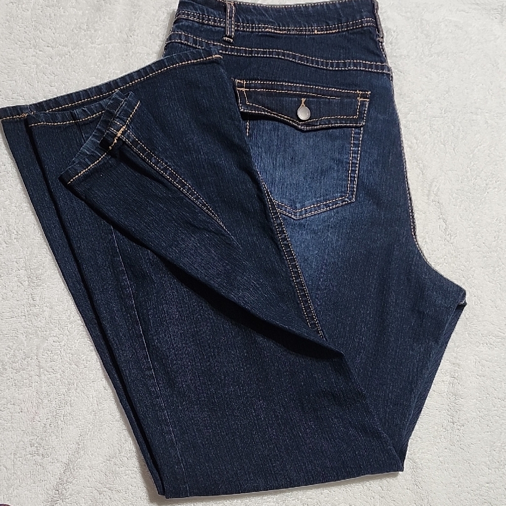 Dark Blue Denim Jeans